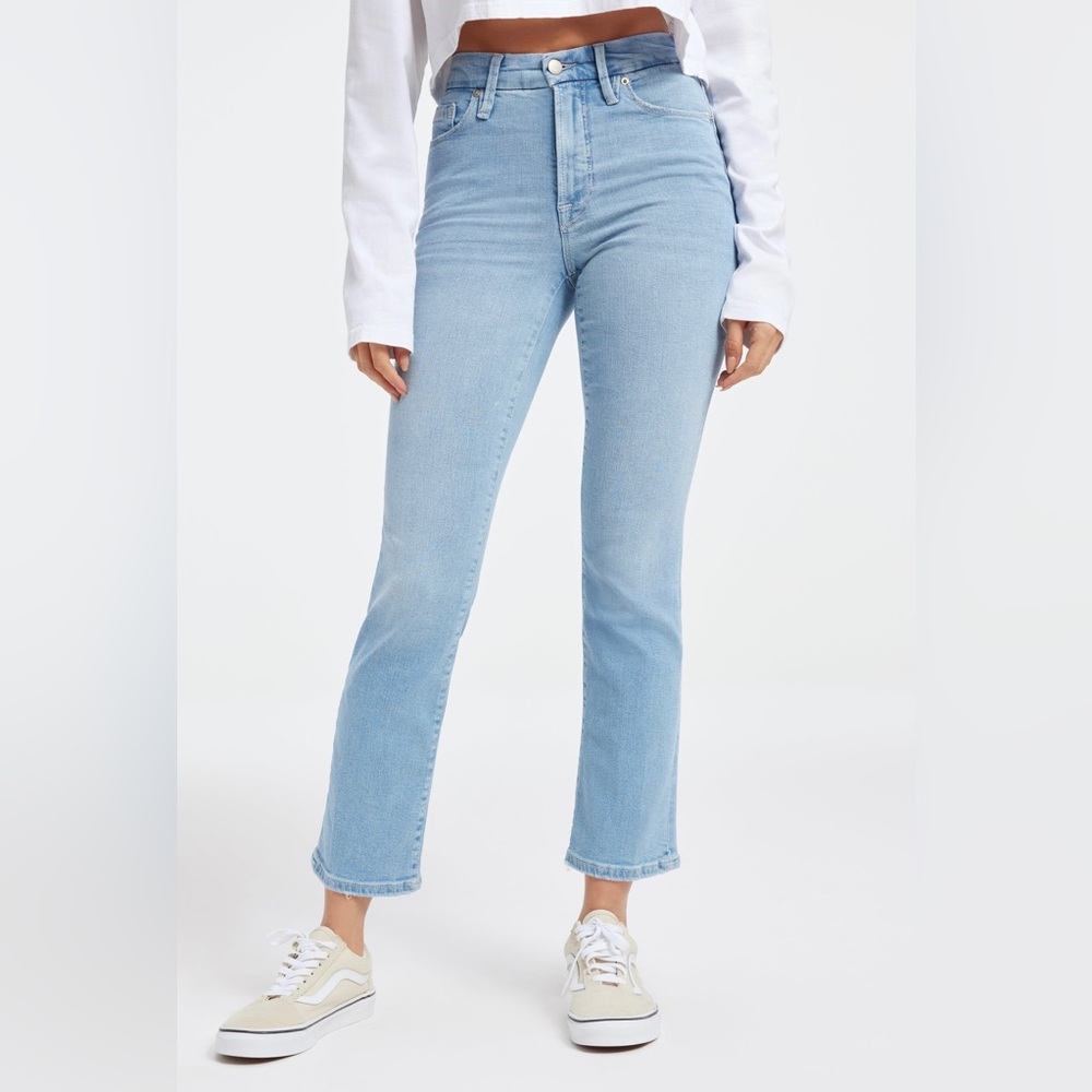 Straight leg Good American Jeans Size 12